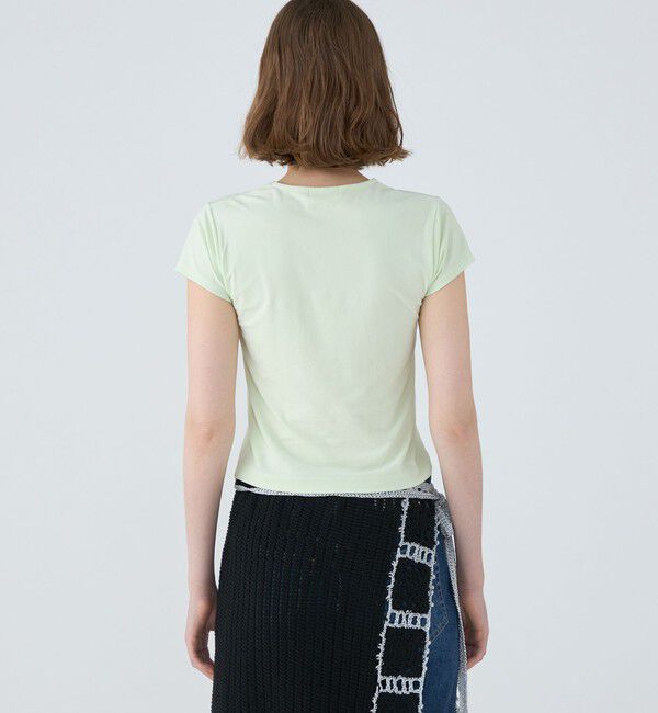 MACPHEE「ベロアジャージー クルーネックプルオーバー」|Tシャツ・カットソー|