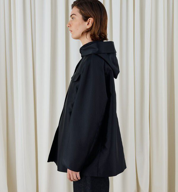 DES PRES「シルクポリエステルツイル フーデッドブルゾン」|ブルゾン・スタジャン|