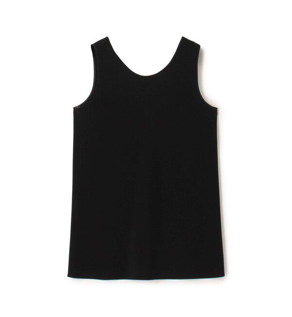 DES PRES「ライトダブルクロス ノースリーブトップス」|シャツ・ブラウス|19 ブラック