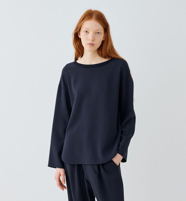 GALERIE VIE「ダブルクロス プルオーバーシャツ」|シャツ・ブラウス|