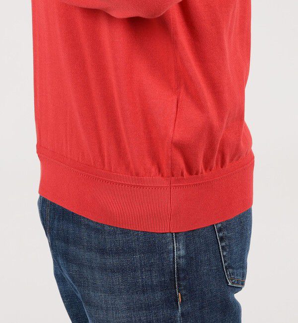 TOMORROWLAND MENS「TOMORROWLAND tricot ギザコットン クルーネックプルオーバーニット」|ニット・セーター|