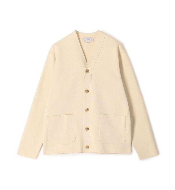 TOMORROWLAND MENS「TOMORROWLAND tricot コットンポリエステル Vネックカーディガン」|ニット・セーター|13 オフホワイト