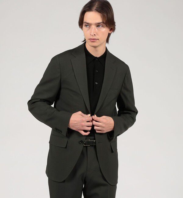 TOMORROWLAND MENS「Super130'sウール シングルブレステッド2Bジャケット DRAGO」|テーラードジャケット|