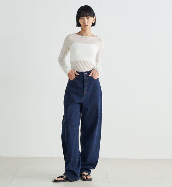 Edition「エッセンシャルデニム カービングパンツ」|デニム|