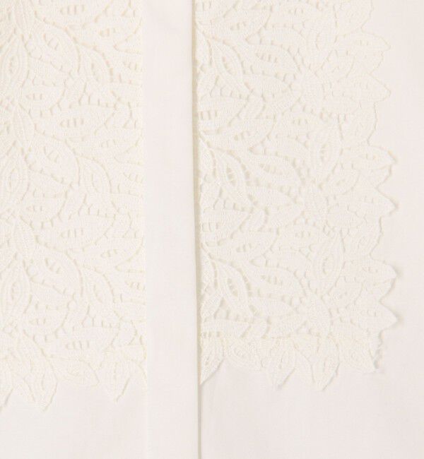 TOMORROWLAND collection「ケミカルリーフ ボザムレースブラウス」|シャツ・ブラウス|