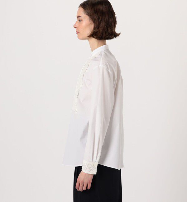 TOMORROWLAND collection「ケミカルリーフ ボザムレースブラウス」|シャツ・ブラウス|