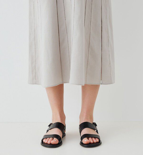 GALERIE VIE「リブコンビフレンチリネン フレンチスリーブワンピース」|ワンピース|