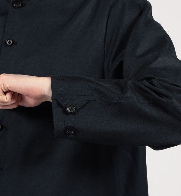 TOMORROWLAND MENS「シルクカルゼ シャツジャケット」|ブルゾン・スタジャン|