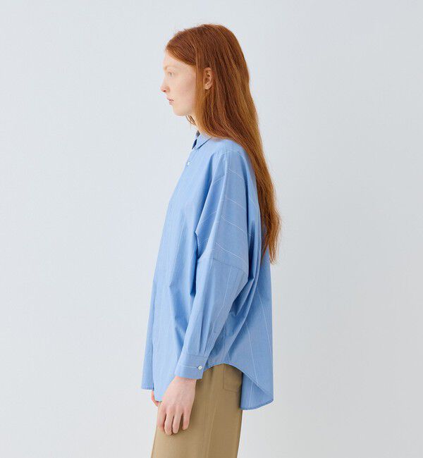 GALERIE VIE「コットンタイプライター レギュラーワイドシャツ」|シャツ・ブラウス|