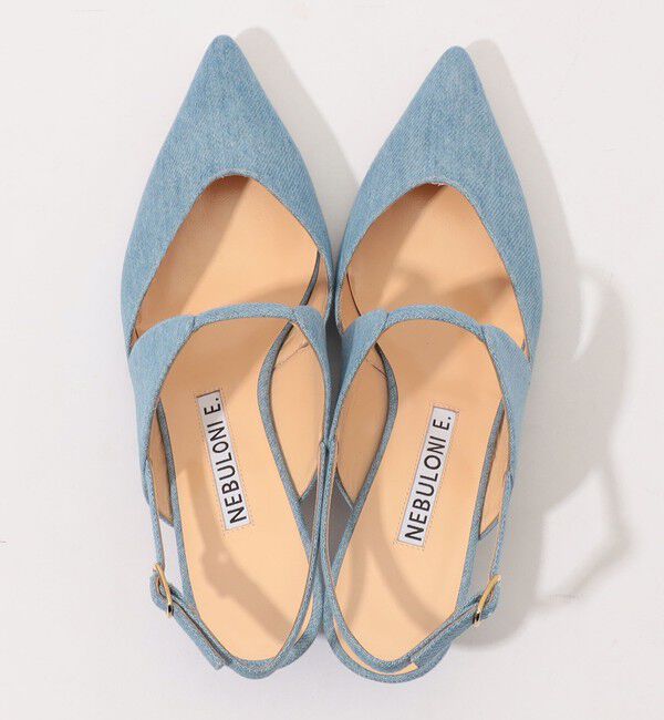 TOMORROWLAND GOODS「NEBULONI E. CUTWORK ミュールパンプス」|パンプス|