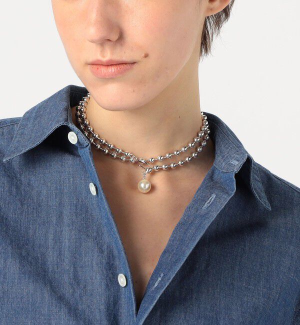 TOMORROWLAND GOODS「PHILIPPE AUDIBERT Briana glass pearl ネックレス」|ネックレス|