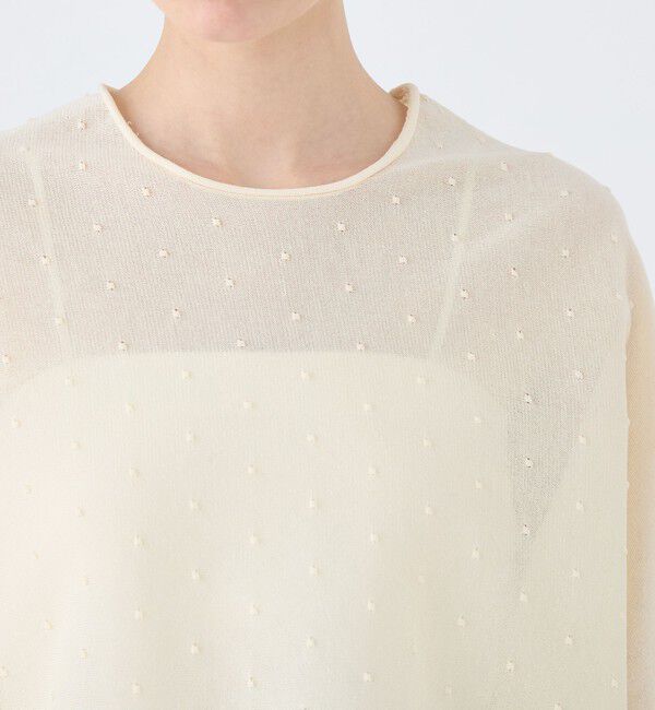 Ballsey「シアードット ワイドプルオーバー」|ニット・セーター|