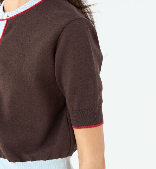 MACPHEE「ドライコットン ハーフスリーブカーディガン」|カーディガン|