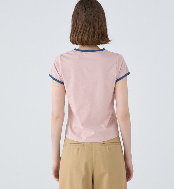 MACPHEE「コットンジャージー トリムTシャツ」|Tシャツ・カットソー|