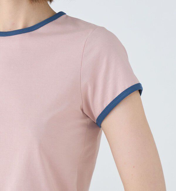 MACPHEE「コットンジャージー トリムTシャツ」|Tシャツ・カットソー|