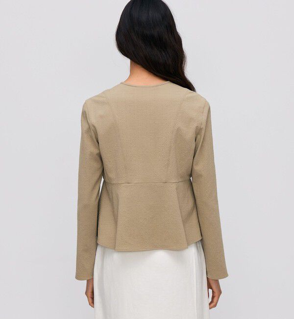 BACCA「シアサッカー ペプラムブラウス」|シャツ・ブラウス|