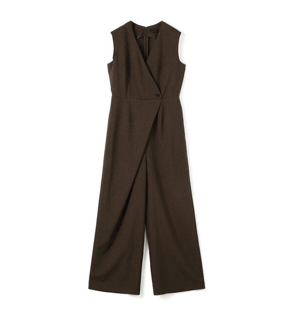 TOMORROWLAND collection「エクストラフェインポリエステルトロピカル オールインワン」|オールインワン|47 ブラウン