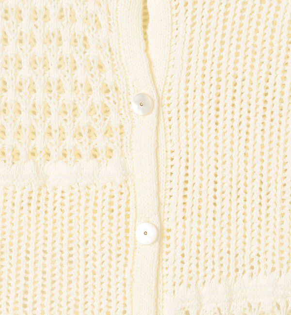 MACPHEE「【WEB限定】コットンレーシー ノースリーブワンピース」|ニット・セーター|