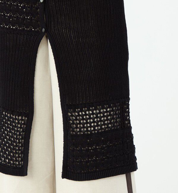 MACPHEE「【WEB限定】コットンレーシー ノースリーブワンピース」|ニット・セーター|