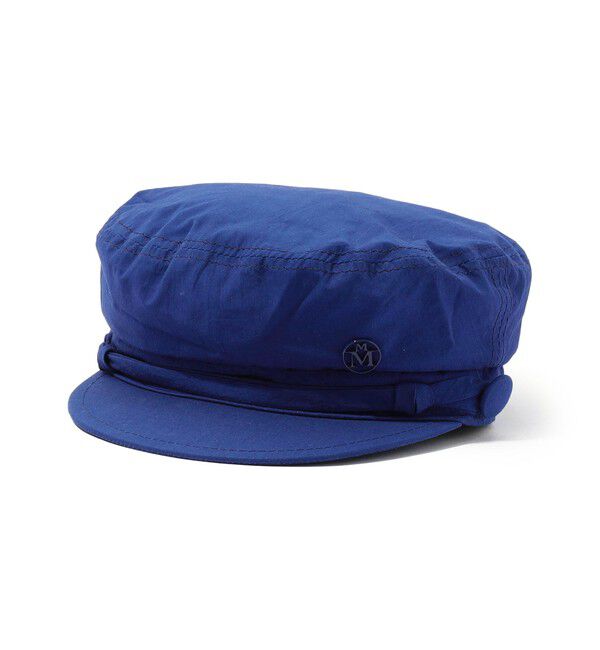 TOMORROWLAND GOODS「MAISON MICHEL New Abby Cap」|キャップ・キャスケット|65 ブルー