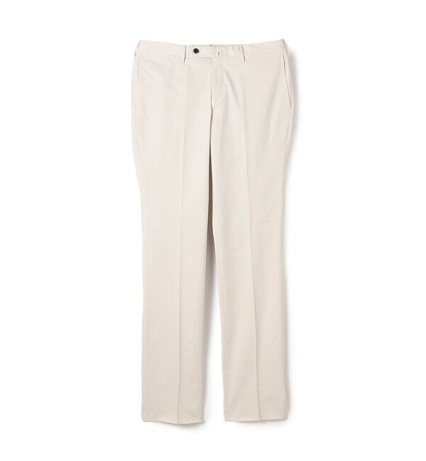 TOMORROWLAND MENS「アイスコットンチノ スリムパンツ」|チノ|13 オフホワイト