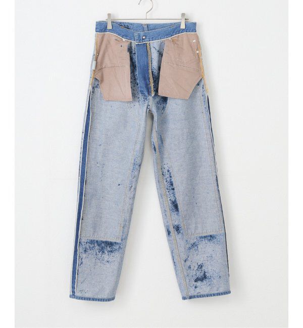 JOINT WORKS「NOMA t.d. / ノーマティーディー. Hand Dyed Denim Work Pants」|デニム|