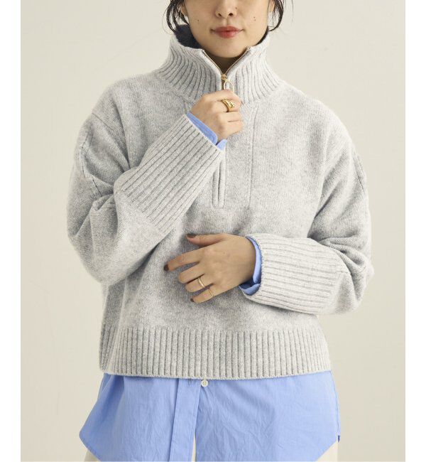 Plage「pooginook zip up ニット」|ニット・セーター|