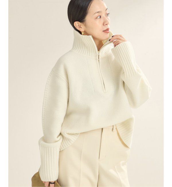 Plage「pooginook zip up ニット」|ニット・セーター|