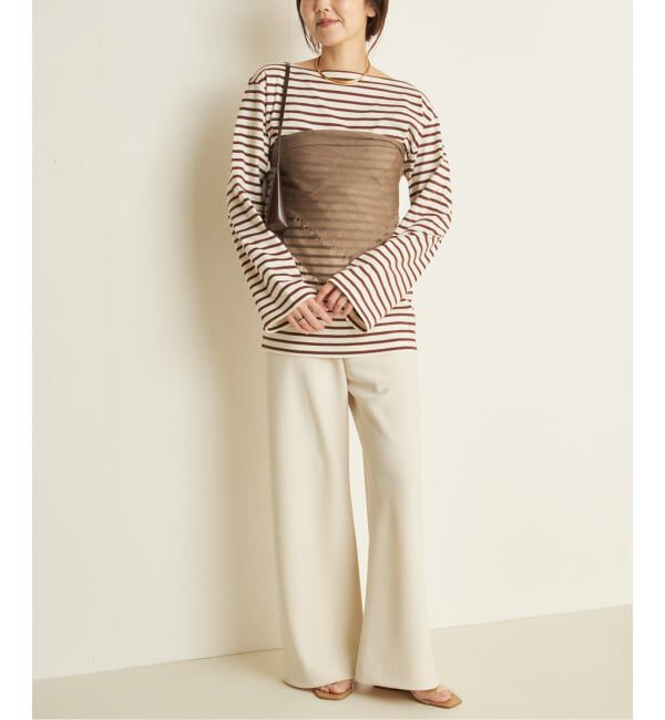 Plage「Long Sleeves Blousing Teeシャツ」|Tシャツ・カットソー|