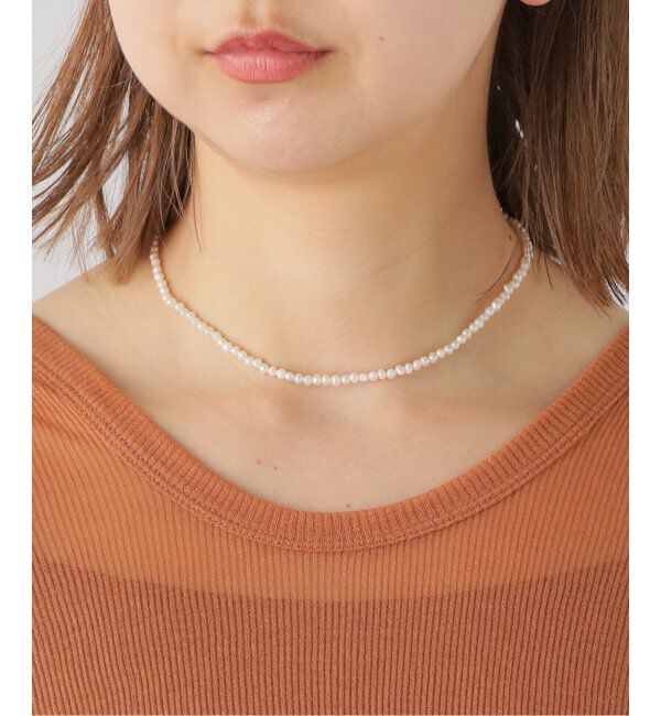 IENA「IENA 10K タンスイパール ネックレス 37cm」|ネックレス|
