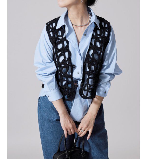 IENA LA BOUCLE「IENA LA BOUCLE レギュラーカラーシャツ」|シャツ・ブラウス|