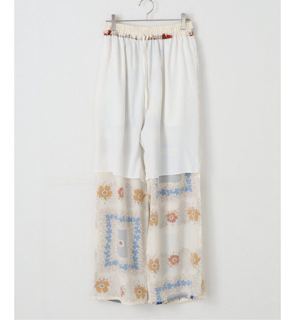 IENA LA BOUCLE「IENA LA BOUCLE ヒストリカルボタニーパンツ」|その他|