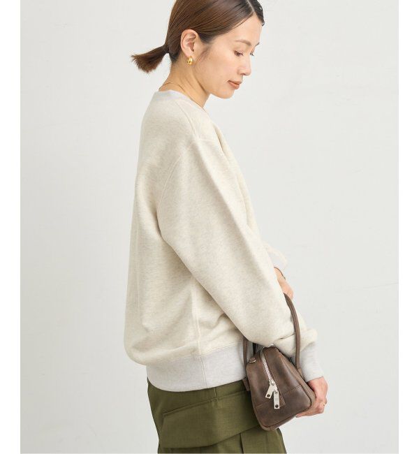 IENA「LOOPWHEELER for LOWERCASE 別注 ライトツリウラケ ルーズフィットスウェット」|スウェット・ジャージ|