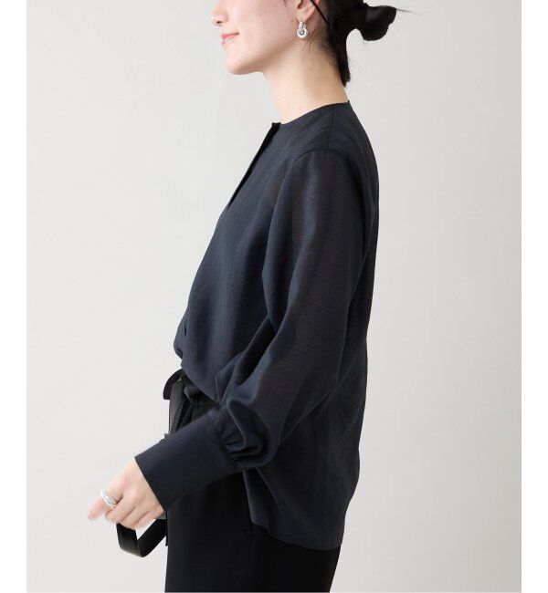 VERMEIL par iena「《WEB限定/追加2》シアーブラウス」|シャツ・ブラウス|