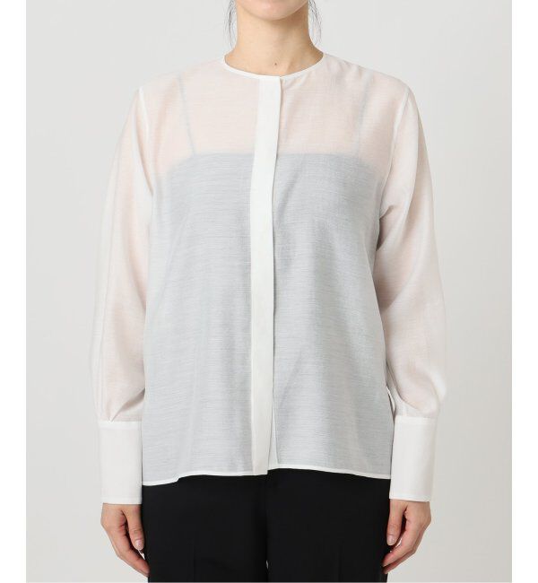 VERMEIL par iena「《WEB限定/追加2》シアーブラウス」|シャツ・ブラウス|