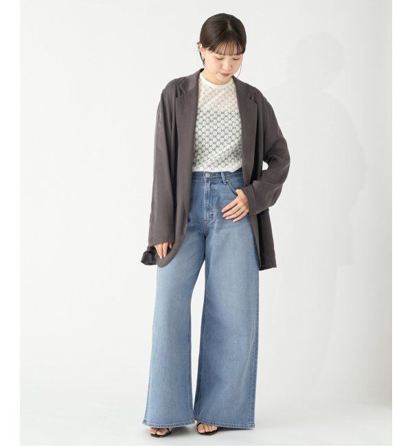 IENA「YANUK/ヤヌーク KATE ルーズバギーデニム 57152081」|デニム|