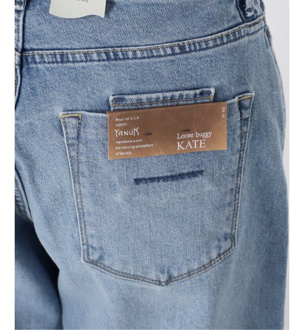 IENA「YANUK/ヤヌーク KATE ルーズバギーデニム 57152081」|デニム|