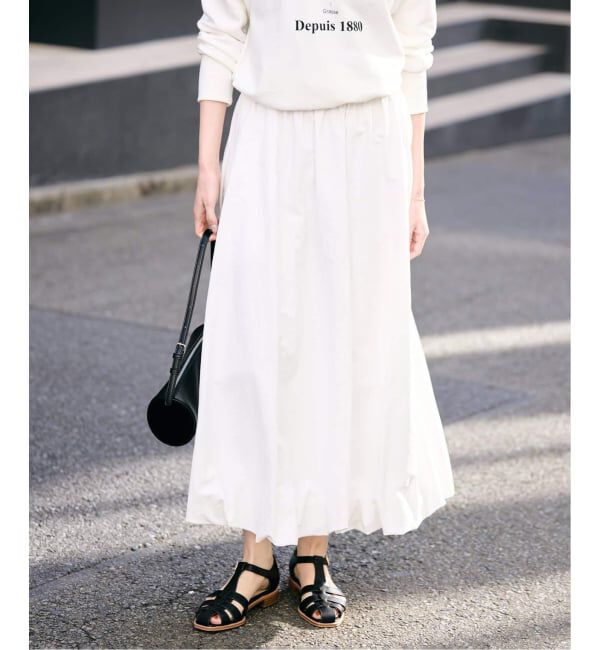 SLOBE IENA「《WEB限定/追加2》バルーンイージースカート」|スカート|