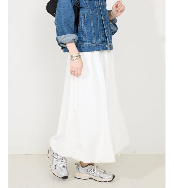 SLOBE IENA「《WEB限定/追加2》バルーンイージースカート」|スカート|