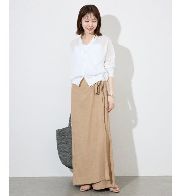 SLOBE IENA「《追加》リネン混シアーカーディガン」|カーディガン|