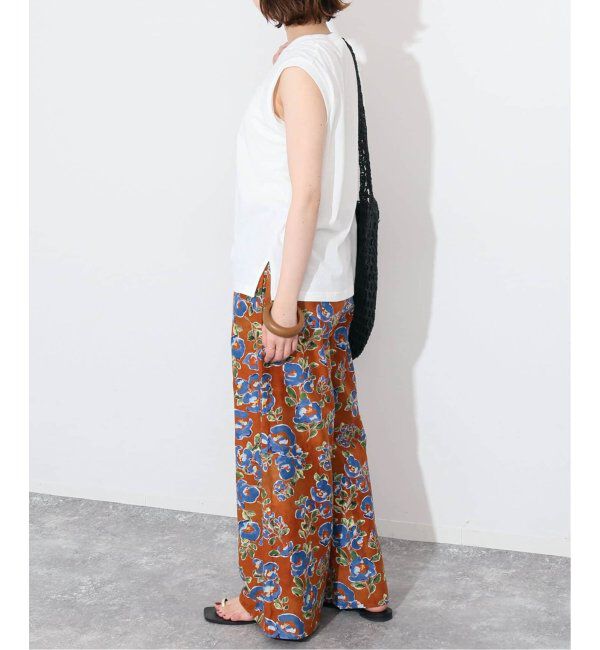 SLOBE IENA「《追加/2枚セット》アイラインキャミワンピース&times;ノースリーブTEEセット」|ワンピース|