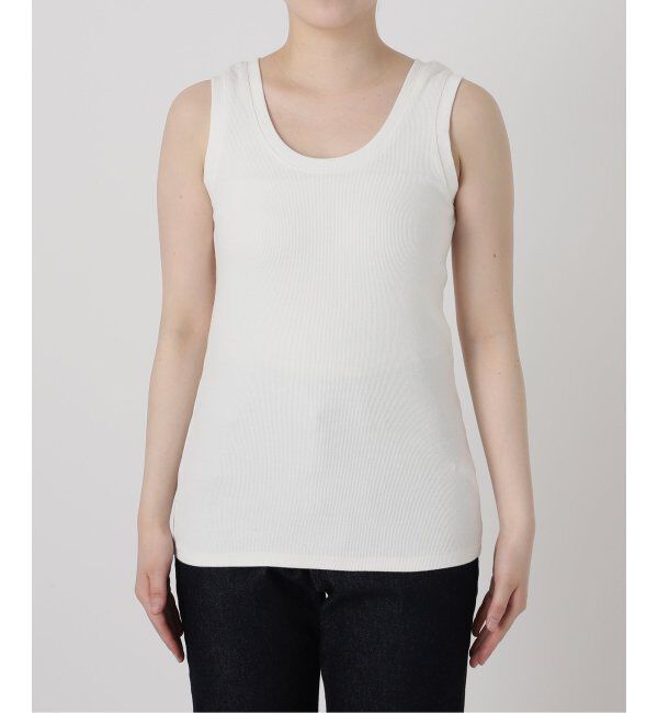 SLOBE IENA「コットンテレコタンクトップ」|タンクトップ|