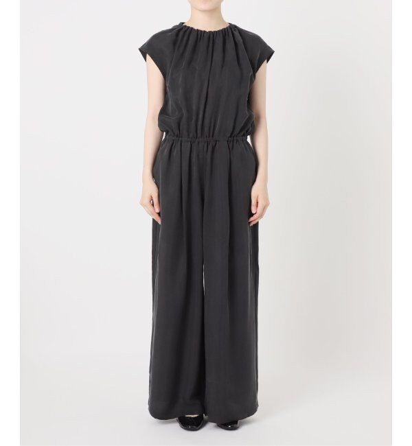 IENA「《追加2》キュプラギャザーネックオールインワン」|オールインワン|