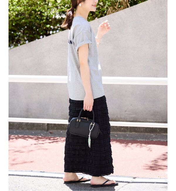 SLOBE IENA「《追加2》フリルカットソータイトスカート」|スカート|