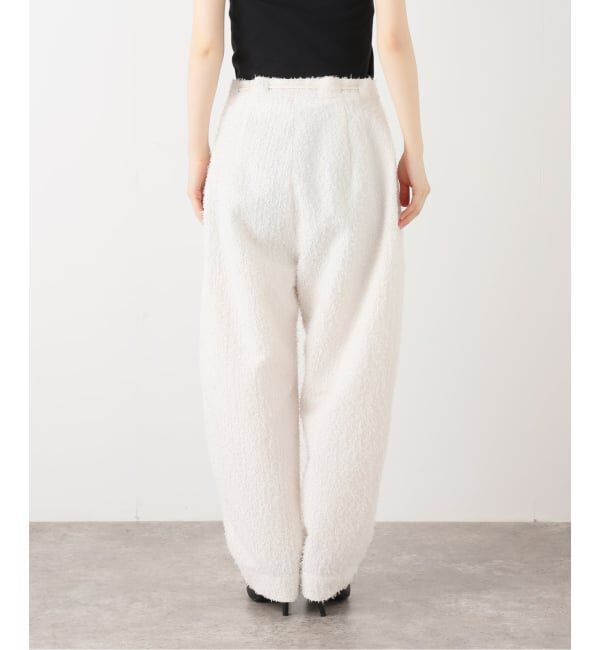 IENA LA BOUCLE「KAYLE/ケイル TEXTURED TWILL BARREL TROUSERS K-2005A」|その他|