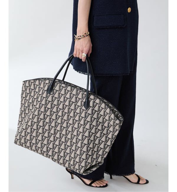 VERMEIL par iena「《追加2予約》SHIME シィメ 別注 MAXI トートバッグ」|トートバッグ|