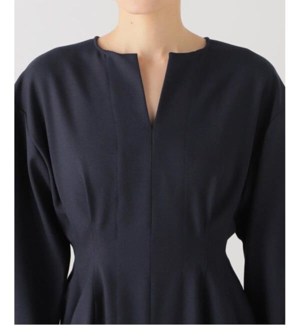 VERMEIL par iena「《追加4予約》P/Ry ウエストシェイプワンピース」|ワンピース|