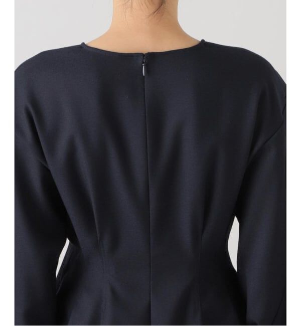 VERMEIL par iena「《追加4予約》P/Ry ウエストシェイプワンピース」|ワンピース|