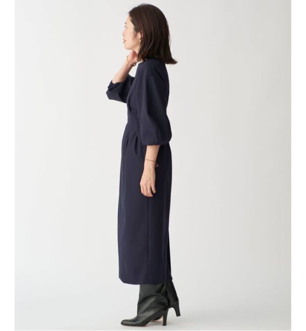 VERMEIL par iena「《追加4予約》P/Ry ウエストシェイプワンピース」|ワンピース|