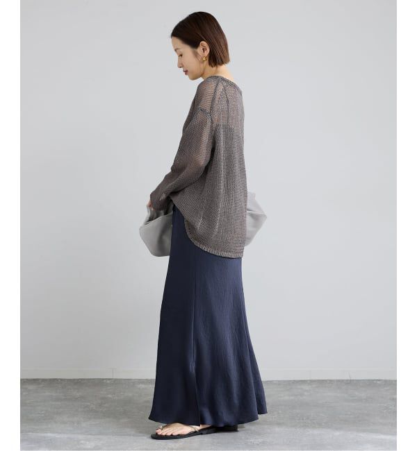 IENA「《予約》ギマコットンプルオーバー」|ニット・セーター|